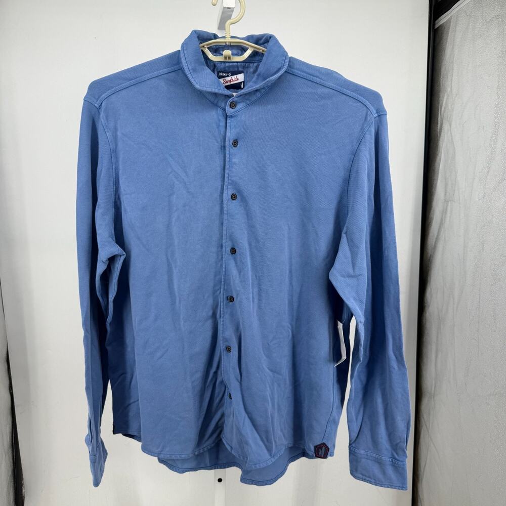 Johnnie O Surfside Long Sleeve Shirt Mens 2XL Laguna Blue Comfort JMWL6180 NWT